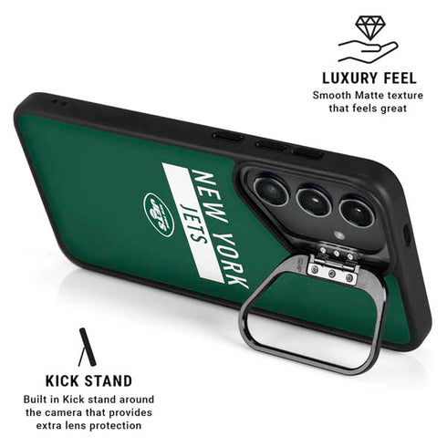 NFL New York Jets Green Performance Series Galaxy S24 FE Kickstand Case